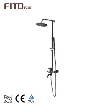 European Shower Column Faucet Mixer Bathroom Thermostatic Rain Bath Shower Sets